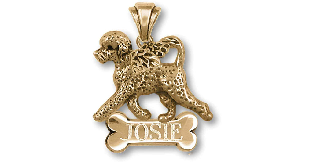 Portuguese Water Dog Charms Portuguese Water Dog Personalized Pendant 14k Gold Portuguese Water Dog Jewelry Portuguese Water Dog jewelry