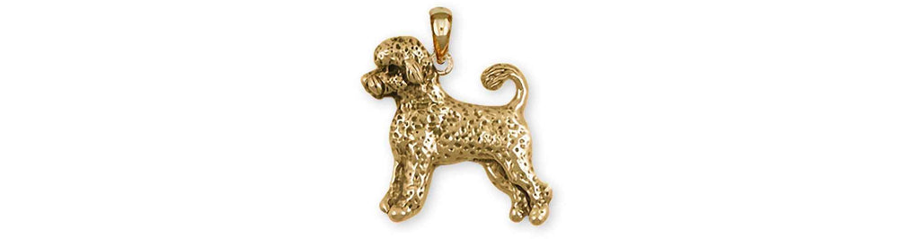 Portuguese Water Dog Charms Portuguese Water Dog Pendant 14k Gold Portuguese Water Dog Jewelry Portuguese Water Dog jewelry