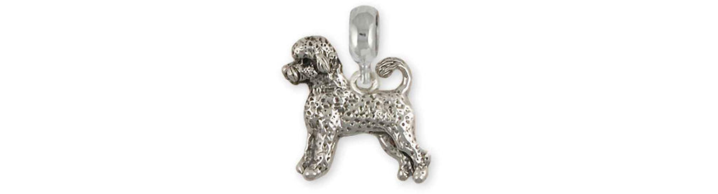 Portuguese Water Dog Charms Portuguese Water Dog Charm Slide Sterling Silver Portuguese Water Dog Jewelry Portuguese Water Dog jewelry