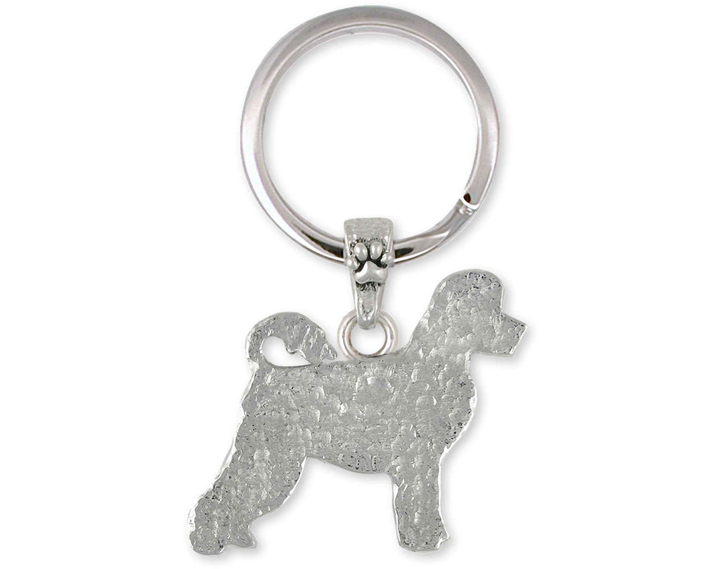 Portuguese Water Dog Charms Portuguese Water Dog Key Ring Sterling Silver Portuguese Water Dog Jewelry Portuguese Water Dog jewelry