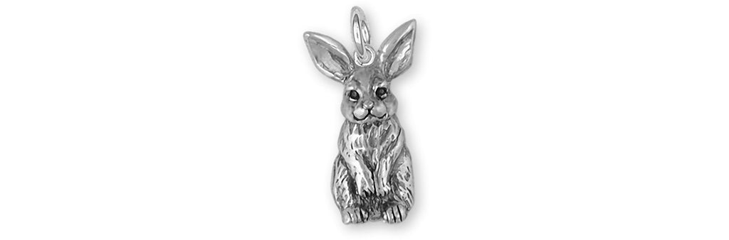 Rabbit Charms Rabbit Charm Sterling Silver Bunny Rabbit Jewelry Rabbit jewelry