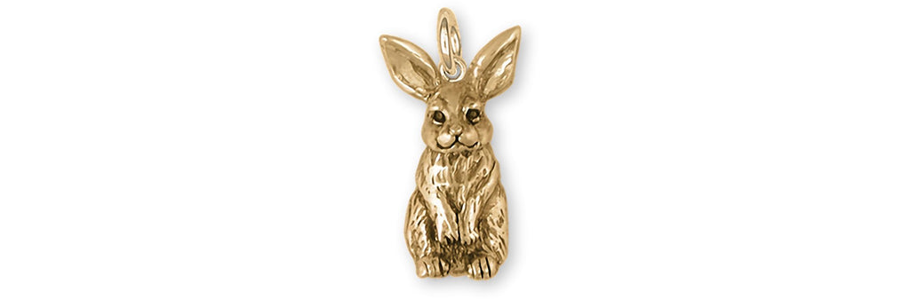 Rabbit Charms Rabbit Charm 14k Gold Vermeil Bunny Rabbit Jewelry Rabbit jewelry