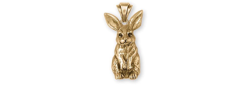 Rabbit Charms Rabbit Pendant 14k Gold Vermeil Bunny Rabbit Jewelry Rabbit jewelry