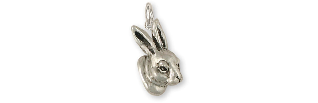 Rabbit Charms Rabbit Charm Sterling Silver Bunny Jewelry Rabbit jewelry