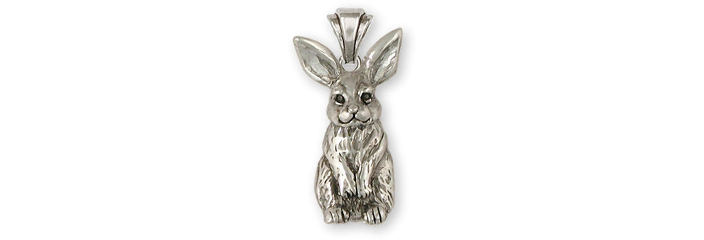 Rabbit Charms Rabbit Pendant Sterling Silver Bunny Jewelry Rabbit jewelry