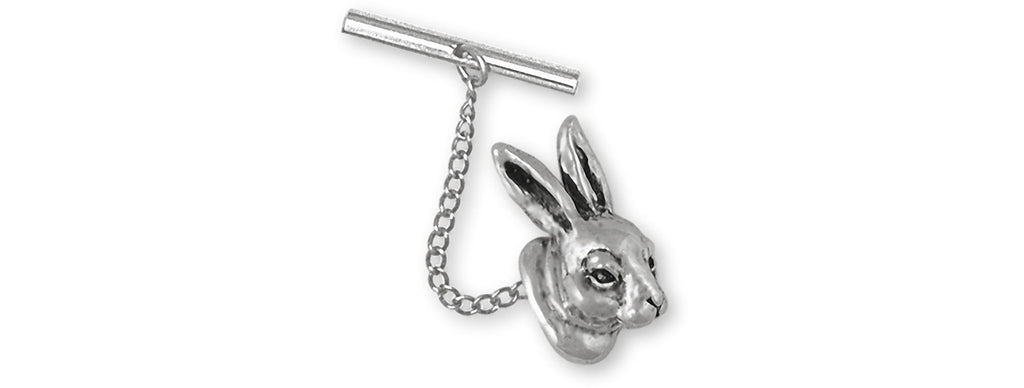 Rabbit Charms Rabbit Tie Tack Sterling Silver Bunny Jewelry Rabbit jewelry