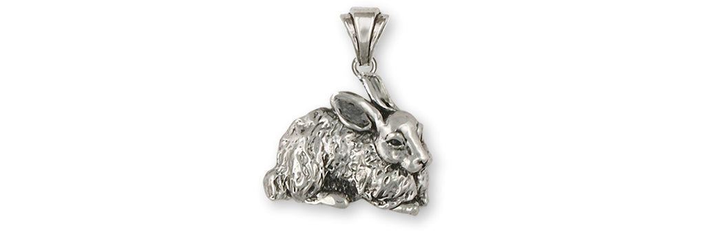 Rabbit Charms Rabbit Pendant Sterling Silver Bunny Jewelry Rabbit jewelry