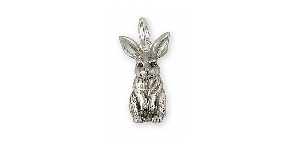 Rabbit Charms Rabbit Charm Sterling Silver Rabbit Jewelry Rabbit jewelry