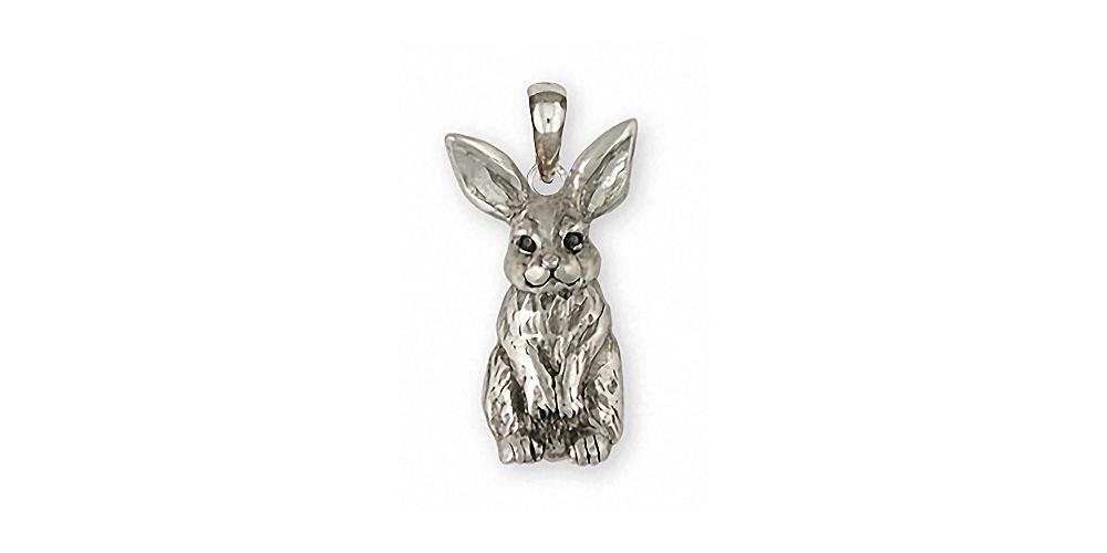 Rabbit Charms Rabbit Pendant Sterling Silver Rabbit Jewelry Rabbit jewelry
