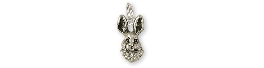 Rabbit Charms Rabbit Charm Sterling Silver Bunny Jewelry Rabbit jewelry