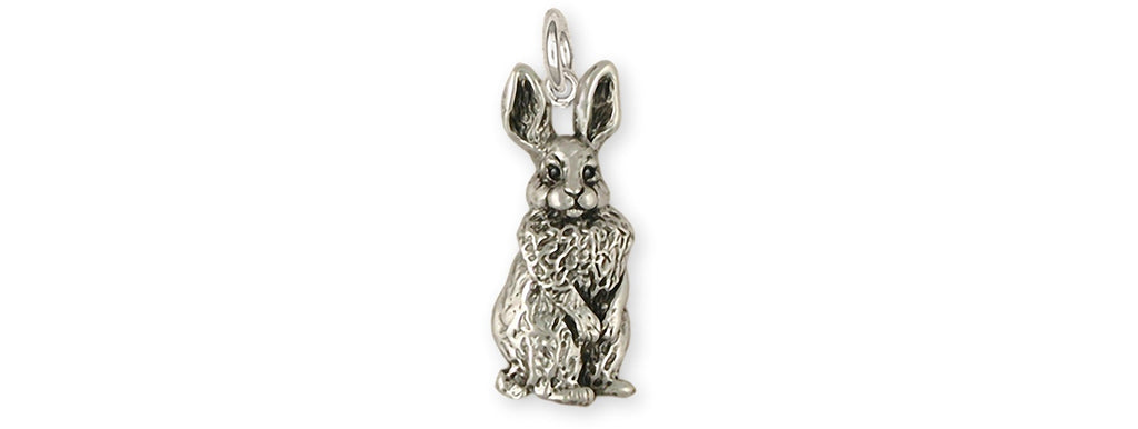 Rabbit Charms Rabbit Charm Sterling Silver Bunny Jewelry Rabbit jewelry
