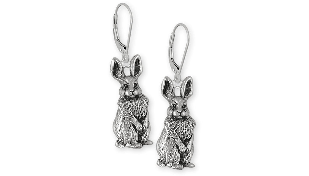 Rabbit Charms Rabbit Earrings Sterling Silver Bunny Jewelry Rabbit jewelry