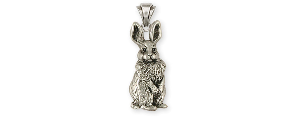 Rabbit Charms Rabbit Pendant Sterling Silver Bunny Jewelry Rabbit jewelry