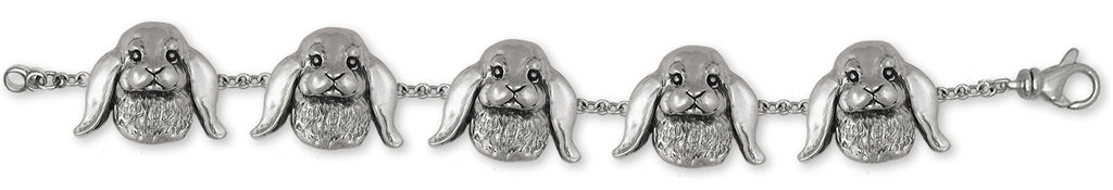 Rabbit Charms Rabbit Bracelet Sterling Silver Bunny Jewelry Rabbit jewelry