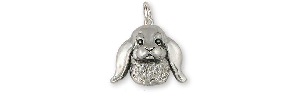 Rabbit Charms Rabbit Charm Sterling Silver Bunny Jewelry Rabbit jewelry