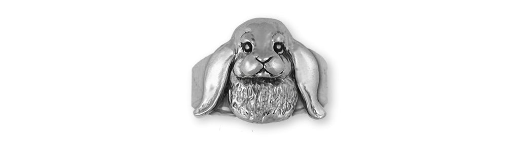 Rabbit Charms Rabbit Ring Sterling Silver Bunny Jewelry Rabbit jewelry