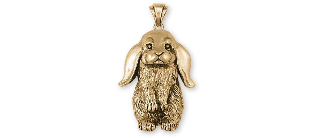 Rabbit Charms Rabbit Pendant 14k Gold Vermeil Bunny Jewelry Rabbit jewelry