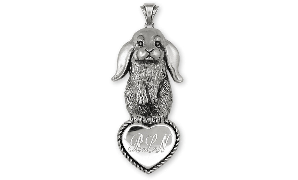Rabbit Charms Rabbit Personalized Pendant Sterling Silver Bunny Jewelry Rabbit jewelry