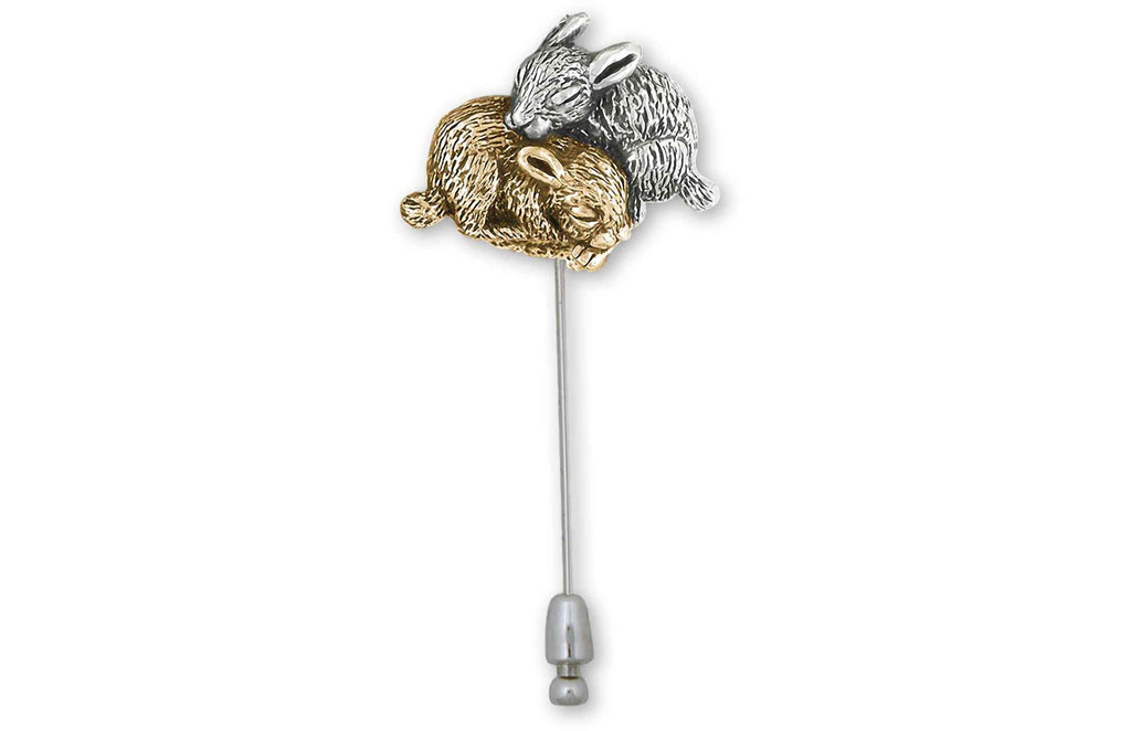 Rabbit Charms Rabbit Brooch Pin 14k Gold Vermeil Bunny Rabbit Jewelry Rabbit jewelry