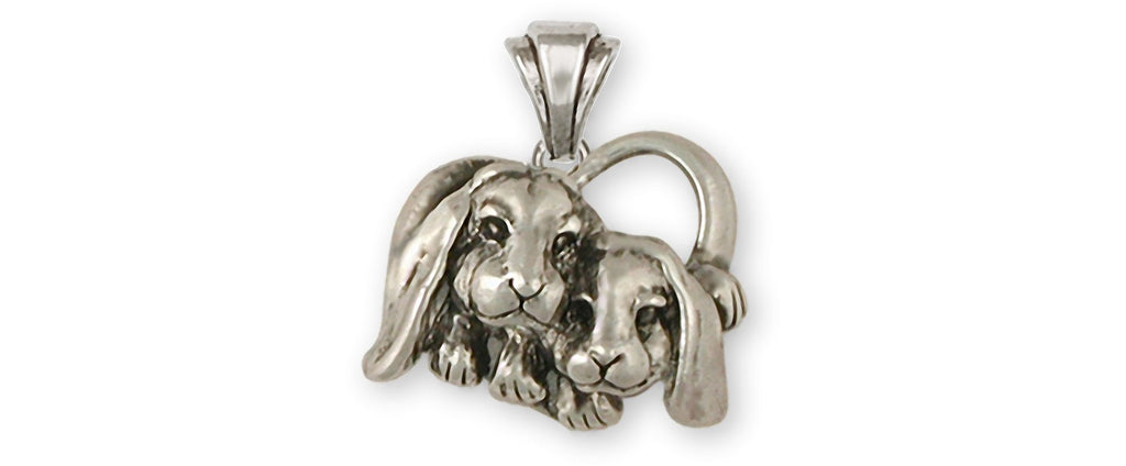 Rabbit Charms Rabbit Pendant Sterling Silver Bunny Rabbit Jewelry Rabbit jewelry