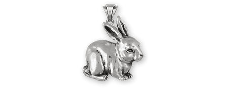 Rabbit Bunny Pendant Sterling Silver | Esquivel and Fees