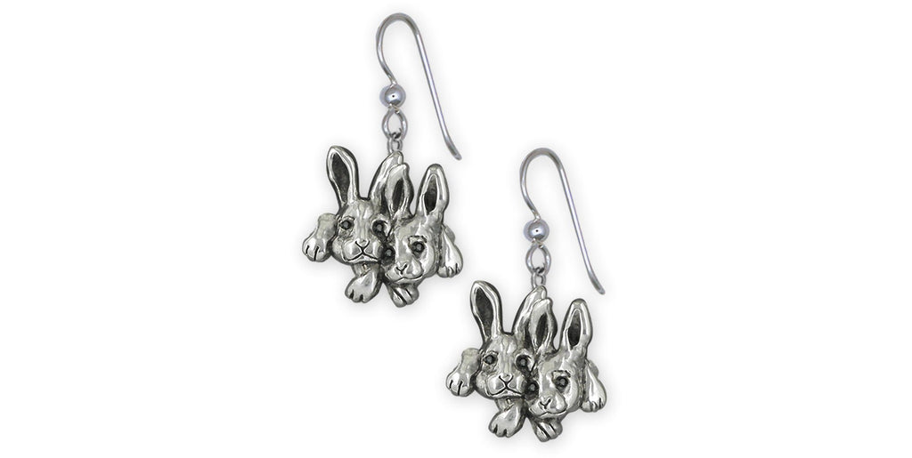 Rabbit Charms Rabbit Earrings Sterling Silver Rabbit Jewelry Rabbit jewelry