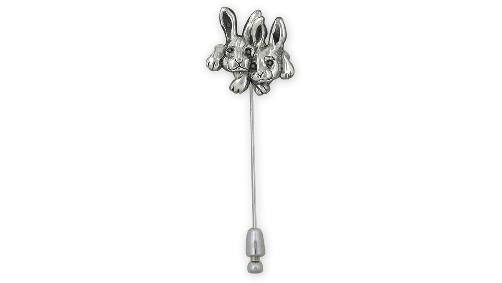 Rabbit Charms Rabbit Brooch Pin Sterling Silver Rabbit Jewelry Rabbit jewelry