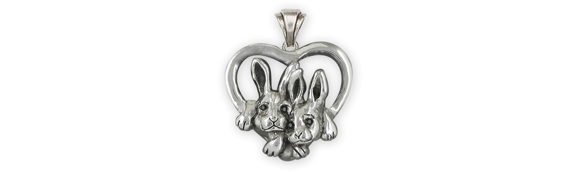 Rabbit Rabbit Pendant Sterling Silver | Esquivel and Fees | Handmade ...