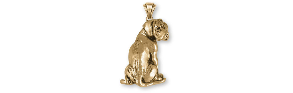 Rhodesian Ridgeback Charms Rhodesian Ridgeback Pendant 14k Gold Vermeil Rhodesian Ridgeback Jewelry Rhodesian Ridgeback jewelry