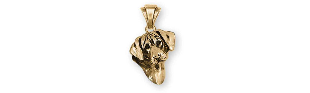 Rhodesian Ridgeback Charms Rhodesian Ridgeback Pendant 14k Gold Rhodesian Ridgeback Jewelry Rhodesian Ridgeback jewelry