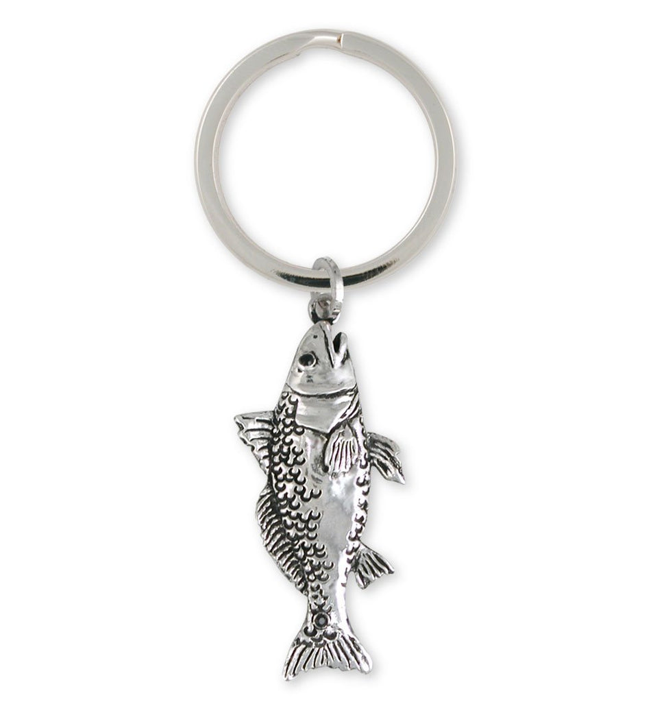 Redfish Charms Redfish Key Ring Sterling Silver Fish Jewelry Redfish jewelry