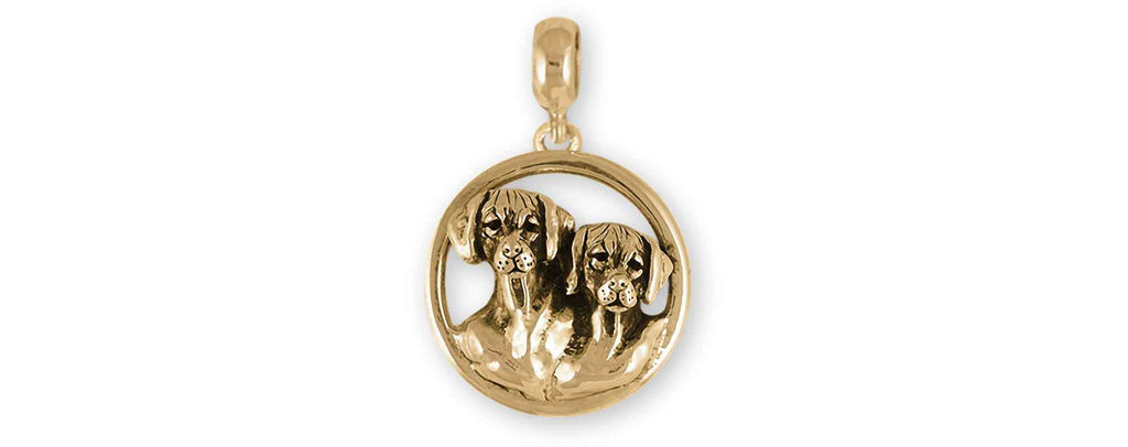 Rhodesian Ridgeback Charms Rhodesian Ridgeback Charm Slide 14k Gold Rhodesian Ridgeback Jewelry Rhodesian Ridgeback jewelry