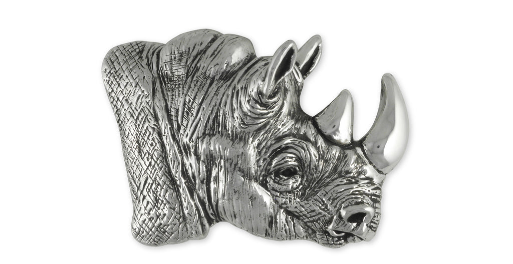 Rhinoceros Charms Rhinoceros Belt Buckle Sterling Silver Wildlife Jewelry Rhinoceros jewelry