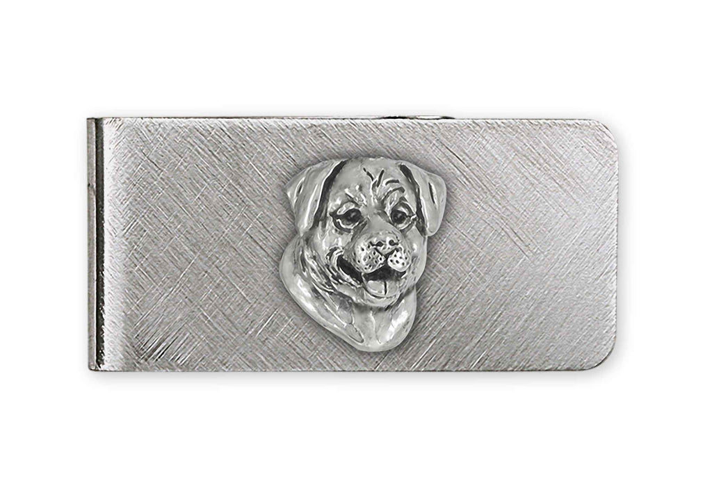 Rottweiler Charms Rottweiler Money Clip Sterling Silver And Stainless Steel Rottweiler Jewelry Rottweiler jewelry