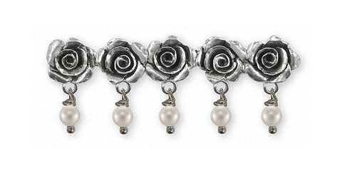 Rose Charms Flower Charms (3pcs) (17mm x 21mm / Antique Bronze) Floral Charms Pendant Bracelet DIY Earrings Zipper Pulls Keychains CHM516