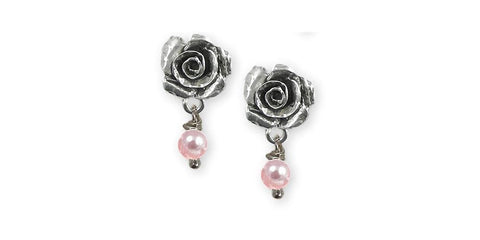 5/15pcs Antique Silver Color Rose Charms Pendant for Earrings Jewelry  Making DIY Jewelry Findings Designer