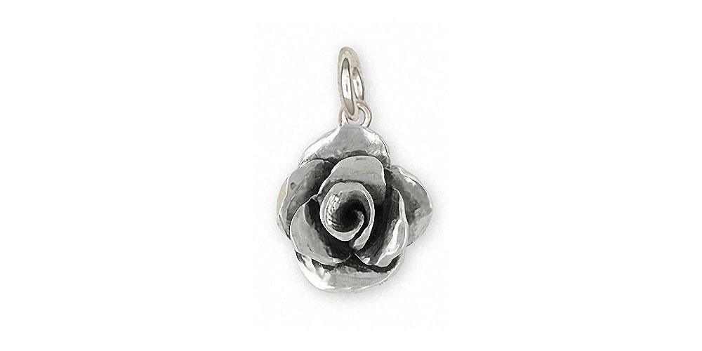 Rose Flower Charm Sterling Silver, Esquivel and Fees