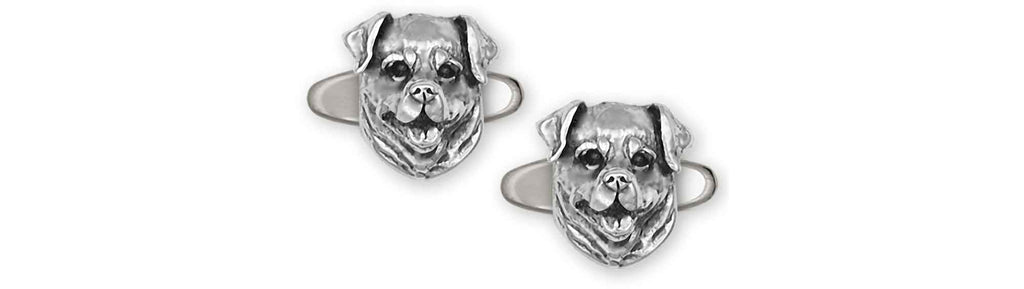 Rottweiler Charms Rottweiler Cufflinks Sterling Silver Rottweiler Jewelry Rottweiler jewelry