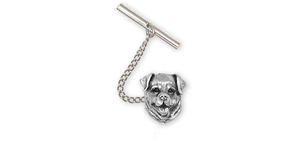 Rottweiler Charms Rottweiler Tie Tack Sterling Silver Rottweiler Jewelry Rottweiler jewelry