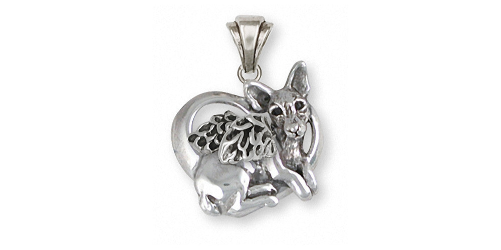 Rat Terrier Charms Rat Terrier Pendant Sterling Silver Dog Jewelry Rat Terrier jewelry