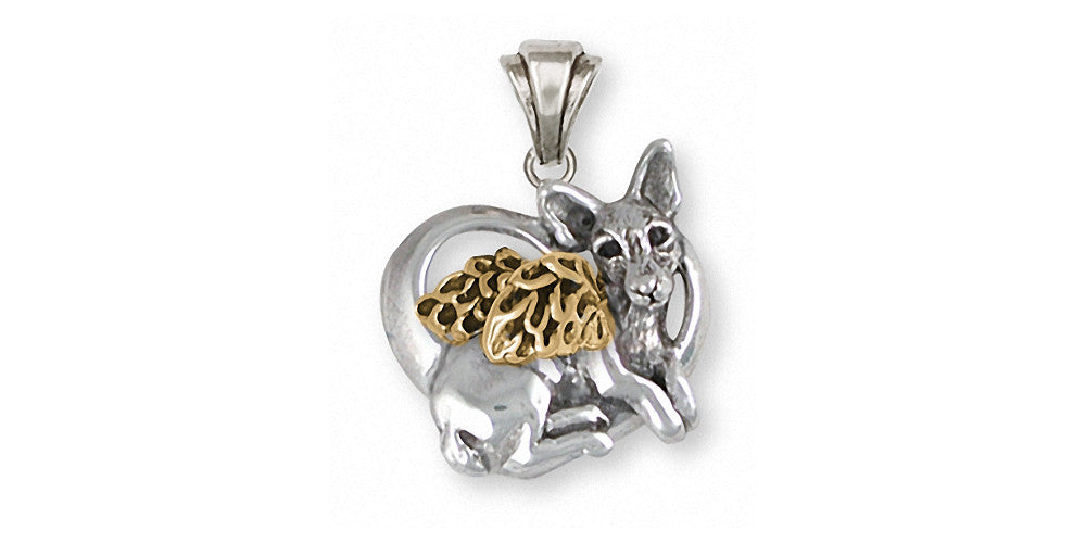 Rat Terrier Charms Rat Terrier Pendant Silver And Gold Dog Jewelry Rat Terrier jewelry