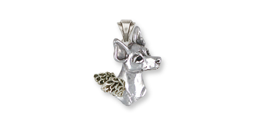 Rat Terrier Charms Rat Terrier Pendant Sterling Silver Dog Jewelry Rat Terrier jewelry