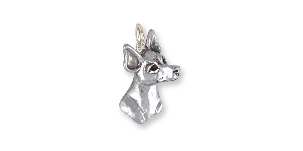 Rat Terrier Charms Rat Terrier Charm Sterling Silver Dog Jewelry Rat Terrier jewelry