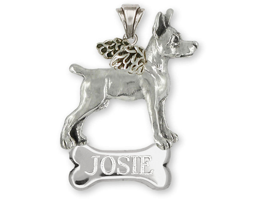 Rat Terrier Charms Rat Terrier Personalized Pendant Sterling Silver Rat Terrier Jewelry Rat Terrier jewelry