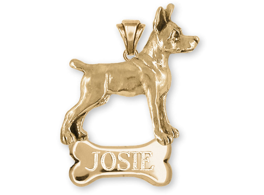 Rat Terrier Charms Rat Terrier Personalized Pendant 14k Gold Vermeil Rat Terrier Jewelry Rat Terrier jewelry