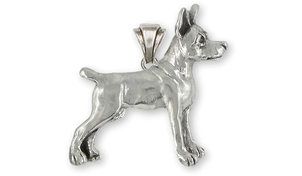 Rat Terrier Charms Rat Terrier Pendant Sterling Silver Rat Terrier Jewelry Rat Terrier jewelry
