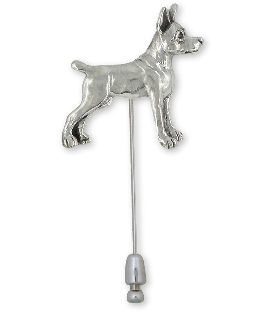 Rat Terrier Charms Rat Terrier Brooch Pin Sterling Silver Rat Terrier Jewelry Rat Terrier jewelry