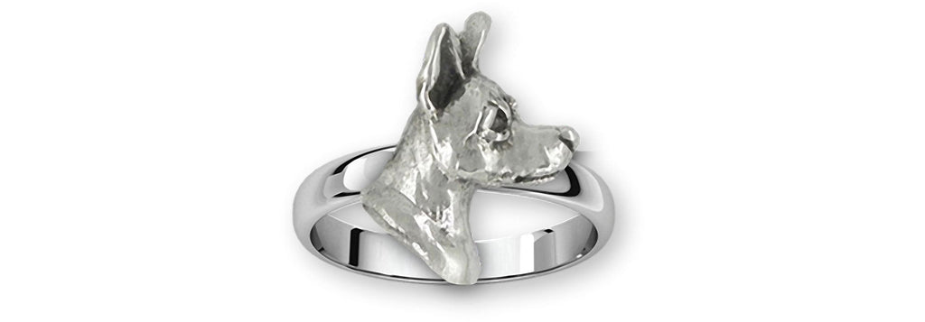Rat Terrier Charms Rat Terrier Ring Sterling Silver Rat Terrier Jewelry Rat Terrier jewelry