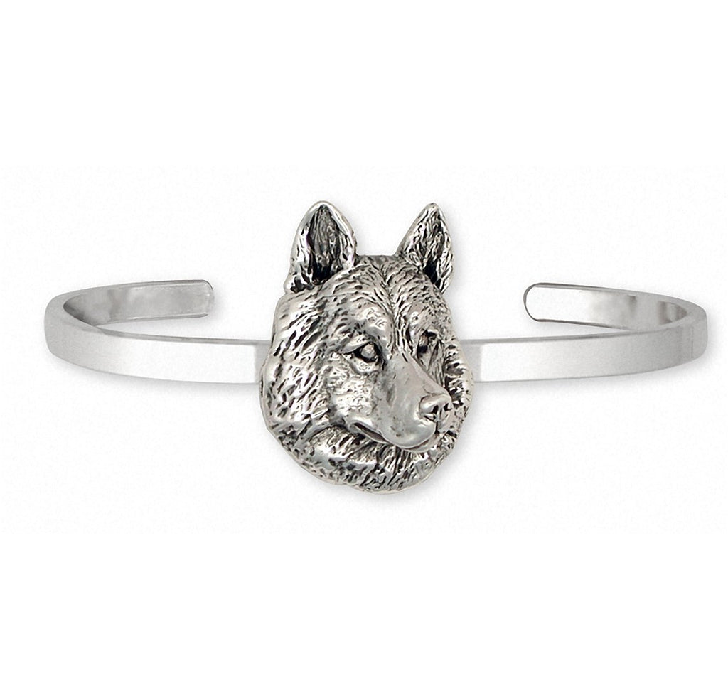 Siberian Husky Charms Siberian Husky Bracelet Sterling Silver Dog Jewelry Siberian Husky jewelry