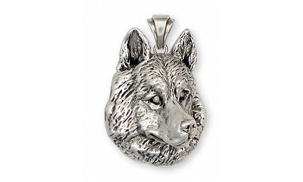 Siberian Husky Charms Siberian Husky Pendant Sterling Silver Dog Jewelry Siberian Husky jewelry